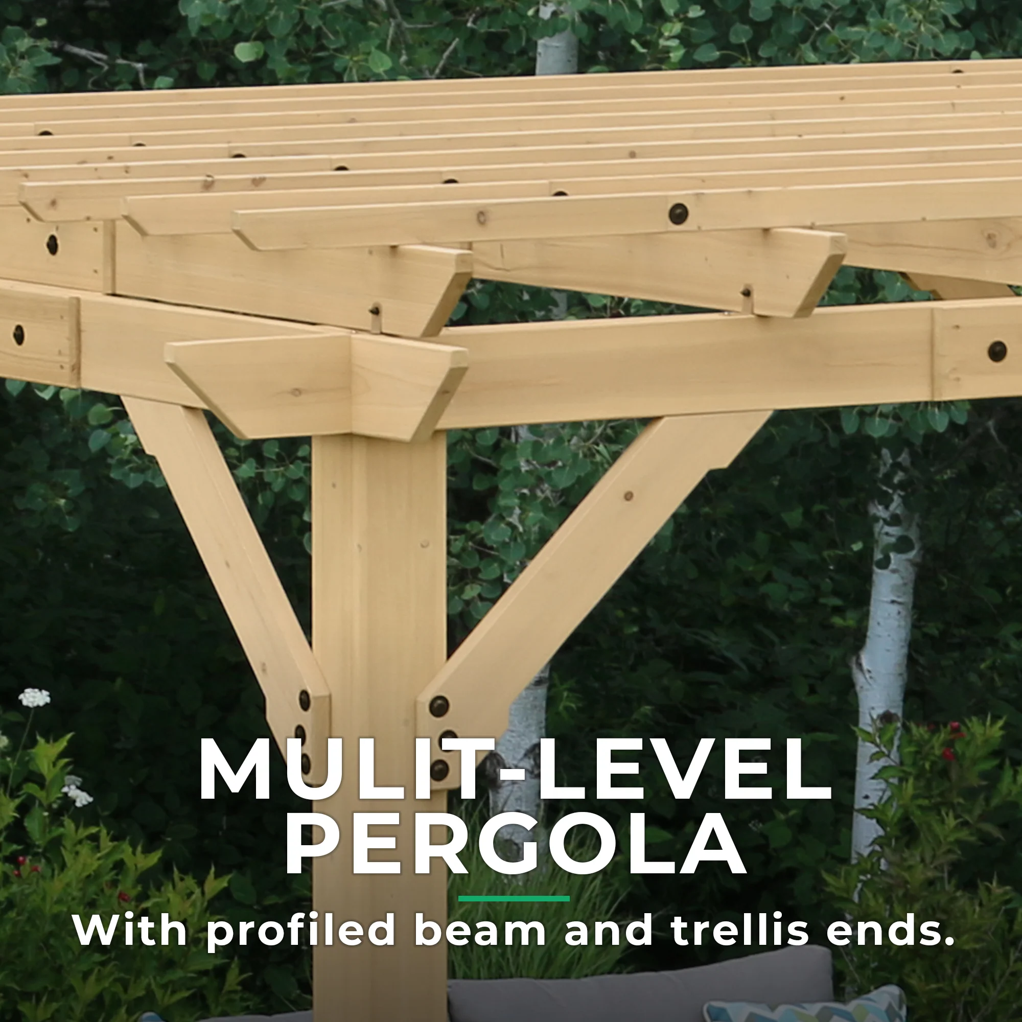 10 x 22 Meridian Pergola - Image 5