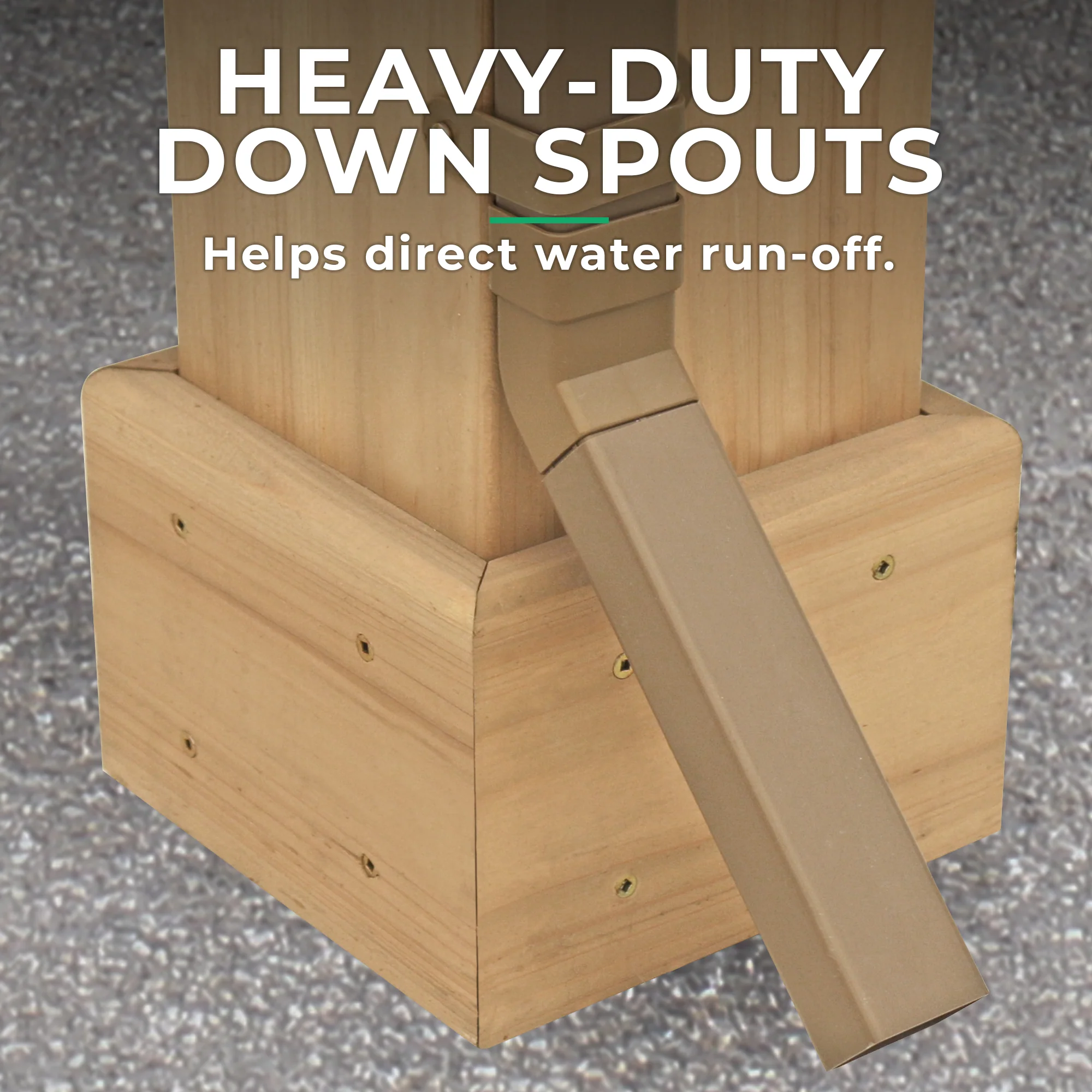Rain Gutter Kit For The 12 x 16 Meridian Gazebo - Image 5